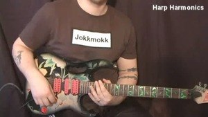 Online Guitar Lessons - Harp Harmonics